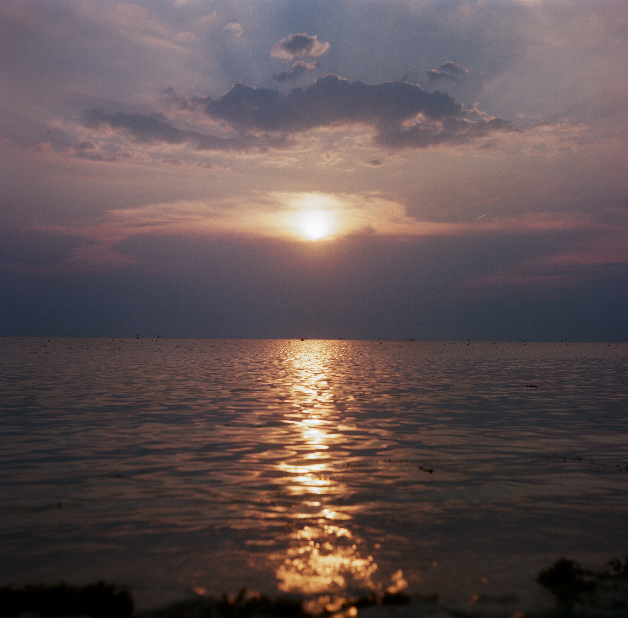 sunset shirahama - 白良浜での夏の夕暮れ