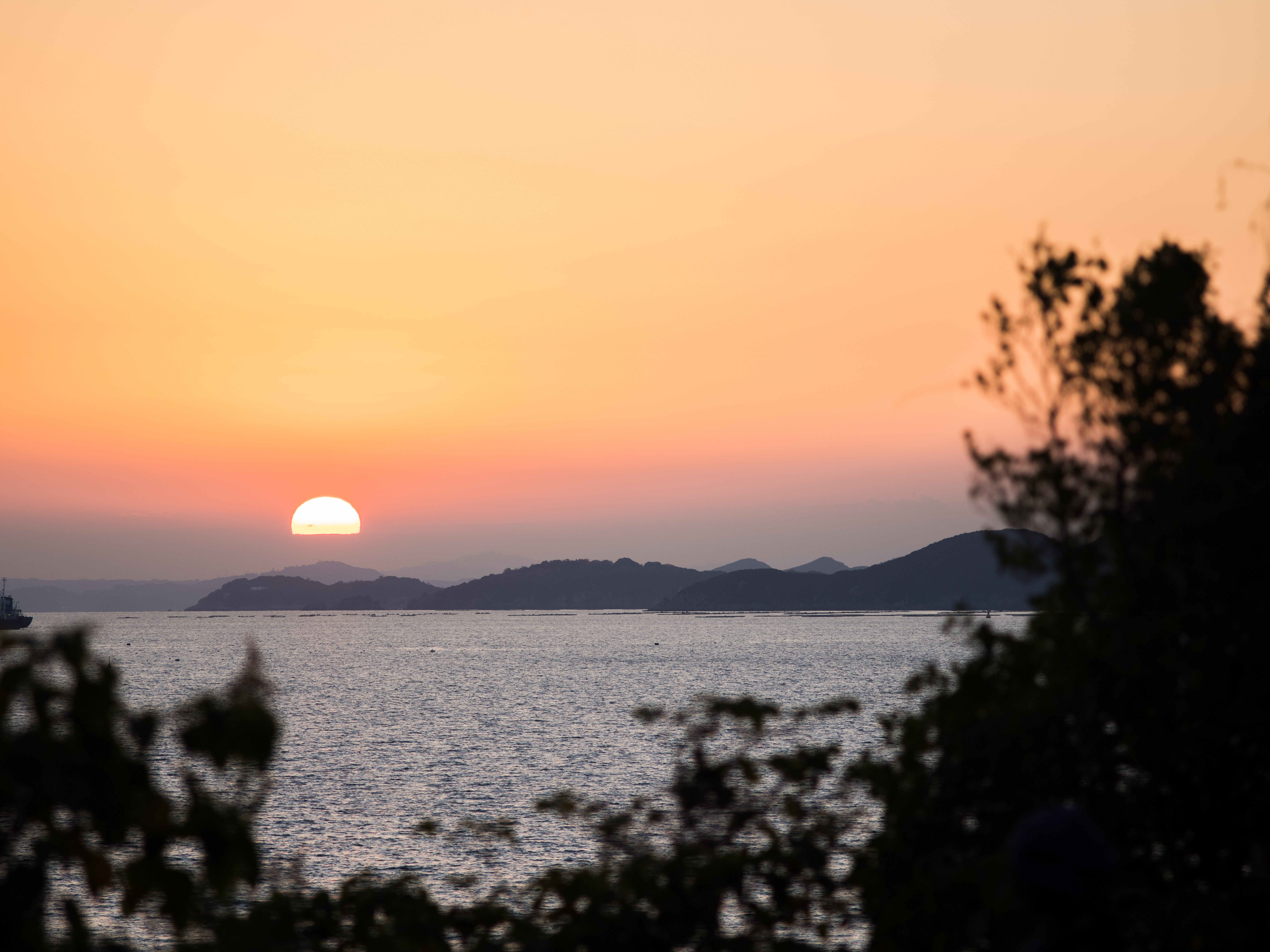 sunset sea - 赤穂の夕焼け