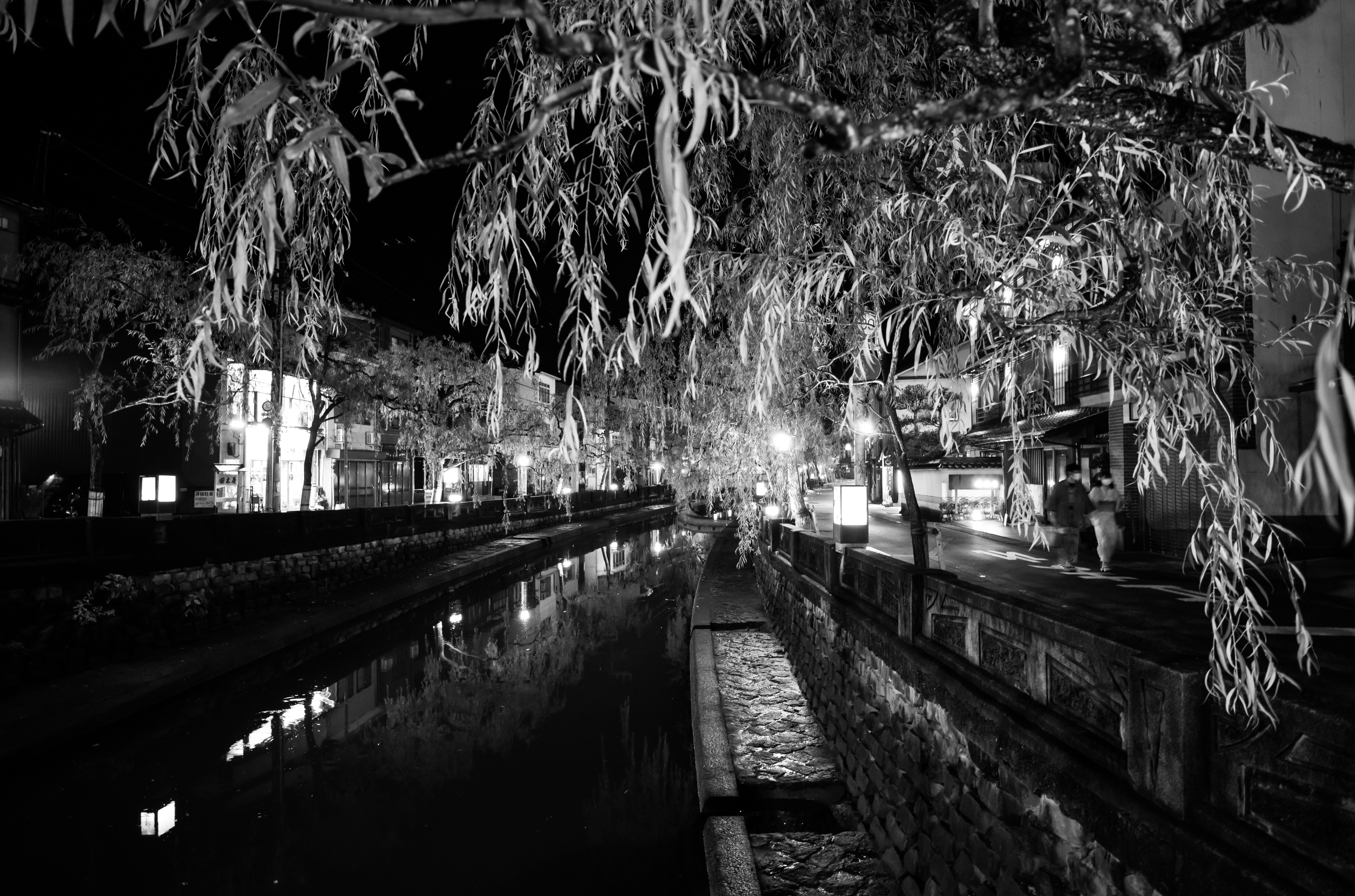 Kinosaki - 1300年の歴史のある城崎温泉をiso 4000 夜スナップ。