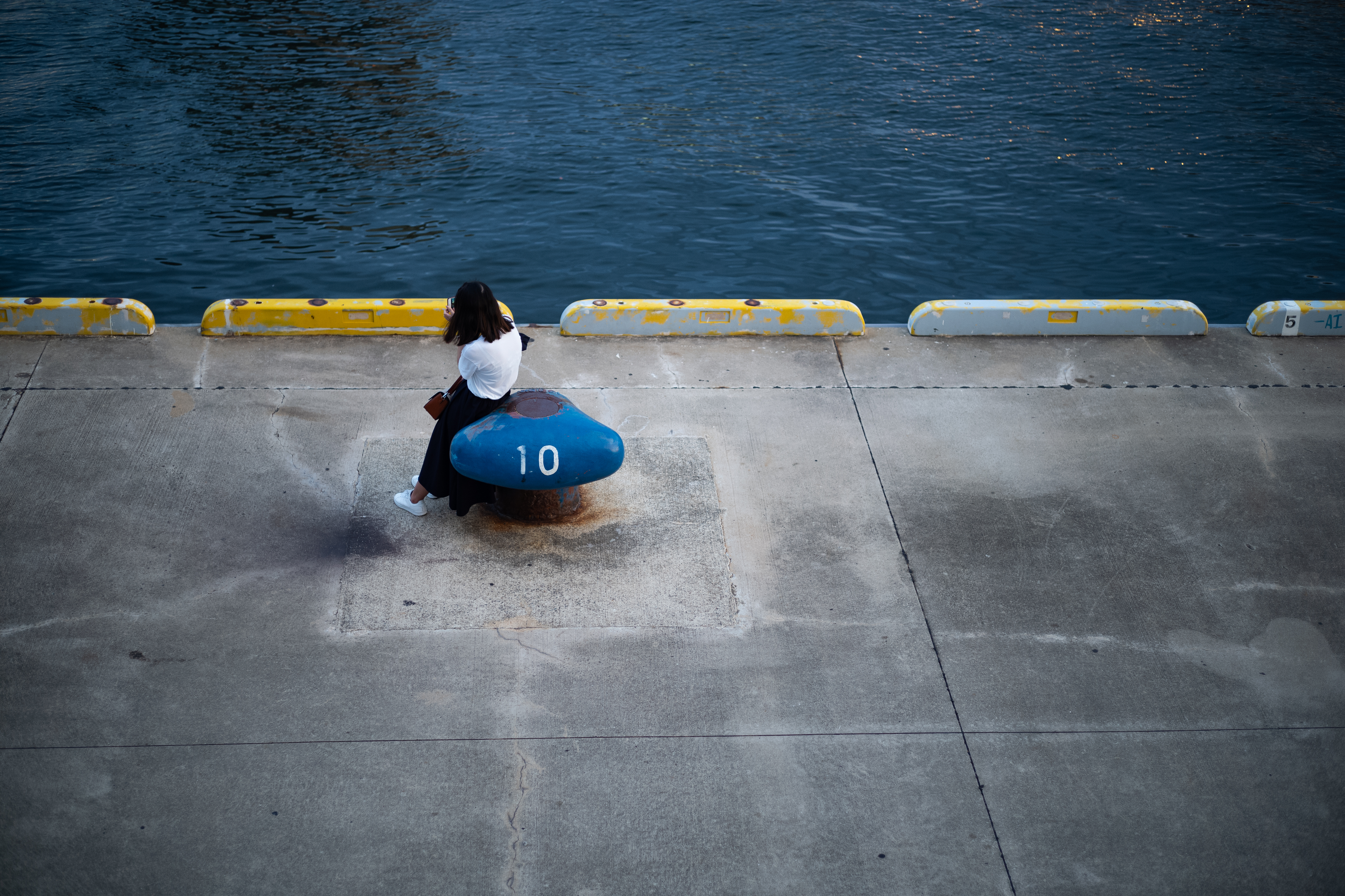 girl at port - ポートアイランド