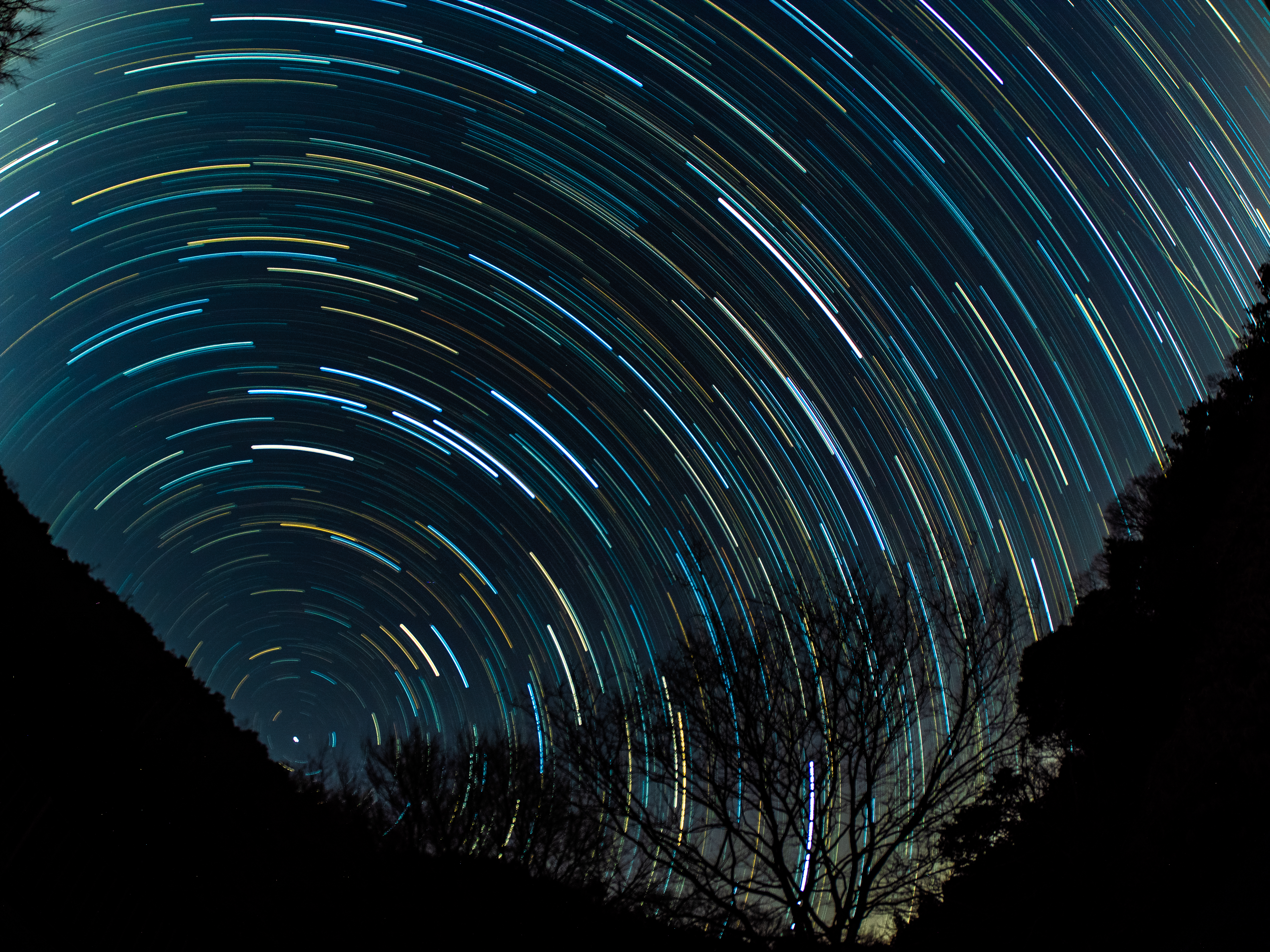 Star Trail - 蔵王ダム